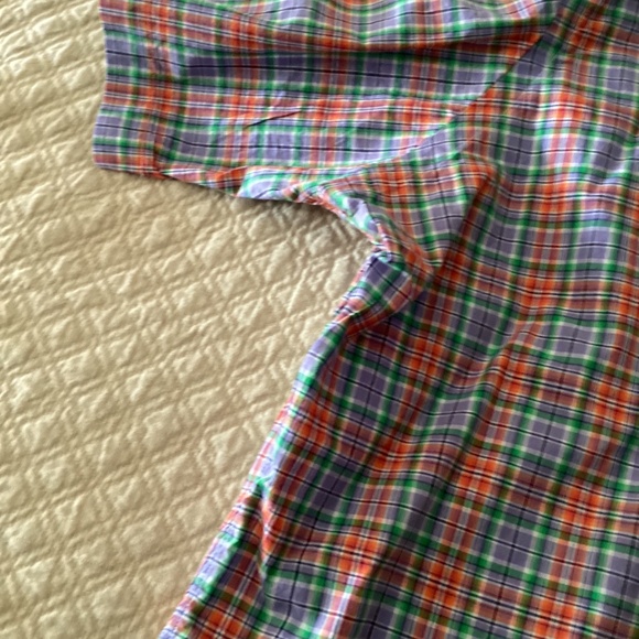 Polo Ralph Lauren men’s multicolor plaid xl shirt sleeve Oxford shirt - Picture 7 of 11
